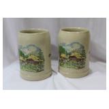 Lot of 2 Oktoberfest Beer Mugs