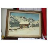 A Framed Oil on Board Painting