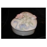 Floral Porcelain Trinket Music Box