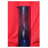 A Cobalt Blue Glass Pitcher
