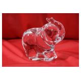 A Clenox Crystal Elephant