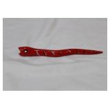 A Painted Small Wooden Snake