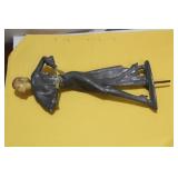 An Art Deco Metal and Plastic Lady