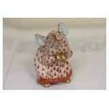 A Hungarian Herend Porcelain Mouse