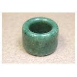 Jade or Stone Archer's Ring