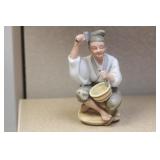 Ceramic Oriental Worker