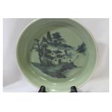 An Antique Chinese Celadon Blue and White Bowl