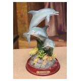 Resin Group of Dolphins