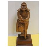 A Vintage Japanese Boxwood Figurine