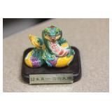 Decorative Resin Polychrome Snake