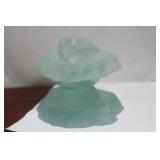 A Lucite Candle Holder