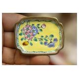 Antique Chinese Small Rectangular Dish