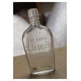 Antique Embossed Cork Bottle