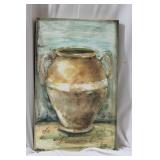 A Decorative Print or Painting on Canvas