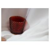 A Ruby Red Glass Cup