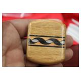 An Inlaid Wooden Slide Trinket Box