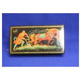 A Hand Painted Russian Lacquer Box