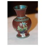 Antique Chinese Cloisonne Small  Vase