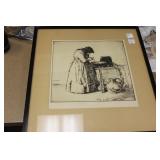 Pencil Signed Drawing