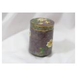 A Chinese Cloisonne Cylinder Trinket Box