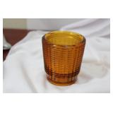An Amber Glass Cup