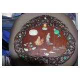 An Antique Chinese Jade/Hardstone Plaque