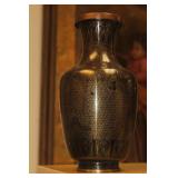 Chinese cloisonne vase