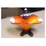 Murano clown ashtray