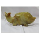 A Jade or Similar Hardstone Fish