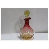 An Art Glass Cruet