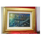 An Alexander Chen Seriolithograph on Canvas