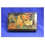 A Hand Painted Russian Lacquer Box