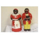 Black Americana Salt nd Pepper Shakers