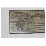 Vintage Risque Celluloid Mirror