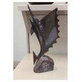 Exotic Wood Carved Swordfish