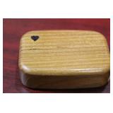 A Wooden Slide Trinket Box