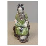 Antique Rare Form Mud Lady