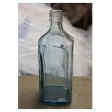 Vintage England Glass Liquor Bottle