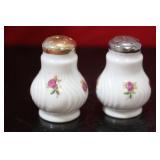 A Pair of Porcelain Salt and Pepper Shakers