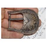 Marked Sterling Belt Buckle