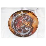 A Signed Harrison? Enamel Plate