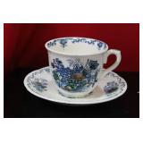 A Mason Fruit Basket Cup and Saucer