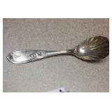Vintage Coin Sterling Spoon