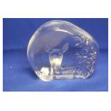 Mats Johansson Crystal Paperweight