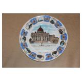A Roma-San Pietro Ceramic Plate