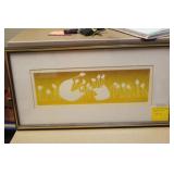 Modernism original limited edition intaglio by Mar