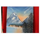 An Unframed Oil on Canvas