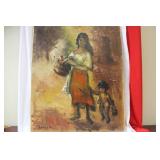 A Signed Oil on Canvas