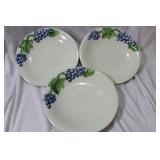 Lot of 3 Decorative Plates