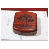 An Inlaid Wooden Slide Trinket Box